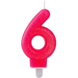 Lucky candle, svećica, pink - odaberite broj Cene