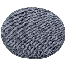 CAMARGUE Tepih za kopalnico Camargue Zottel (Ø 55 cm, siv, mikrovlakna) Cene