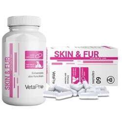 Vetapro preparat za mačke Skin & Fur 60 kapsula Cene