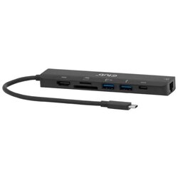 Club3d CSV-2553 interface hub USB Type-C 5000 Mbit /s Black Cene