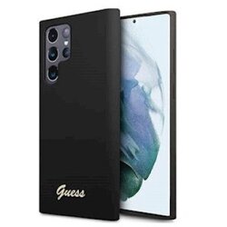 Guess Futrola za Samsung S22 Ultra Black Script Metal Logo Cene