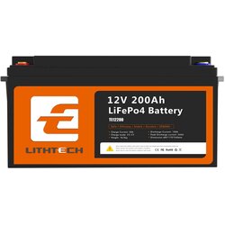  Baterija Lithtech TE12200 (LiFePO4, 12V, 200Ah, 2560Wh) Cene