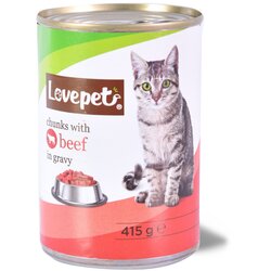 Lovepet Hrana za macke goved.lim Love Pet 415g Cene