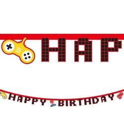 Procos Party banner s motivom za gamere 200 cm Cene