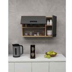 Hanah home Multifunkcionalna komoda, antracit Cijene