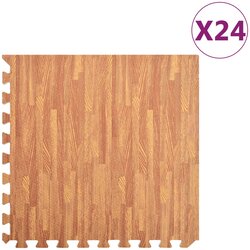 Podne prostirke 24 kom s uzorkom drva 8,64 m² pjena EVA Cene