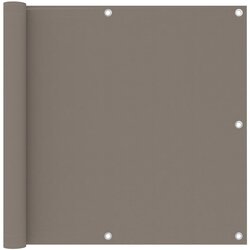 vidaXL balkonski zastor smeđe-sivi 90 x 300 cm od tkanine Oxford Cijene