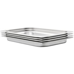 vidaXL Gastronomske posode 4 kosi GN 1/1 40 mm nerjaveče jeklo Cene