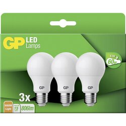 GP Batteries Komplet 3x LED sijalica A60 E27/8,6W/230V 2700K - GP Cene