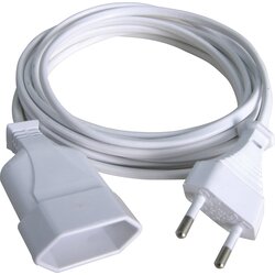 GAO Električni podaljšek [ Euro-vtič - Euro-vtikač] bel 2 m 145601098, (20433838) Cene