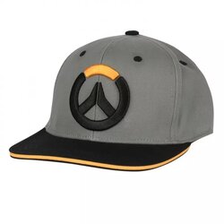 Jinx Overwatch Blocked Stretch Fit Hat - Black Cene