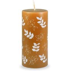 Unipar Oranžna sveča Pure Beauty, čas gorenja 73 h Cene