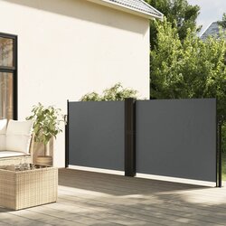 vidaXL Uvlačiva bočna tenda 140 x 600 cm antracit Cijene