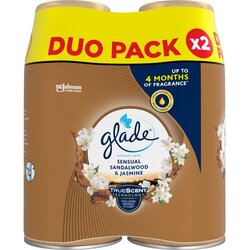 Glade Automatic Sensual Sandalwood & Jasmine avtomatski osvežilec zraka nadomestno polnilo DUO Cene