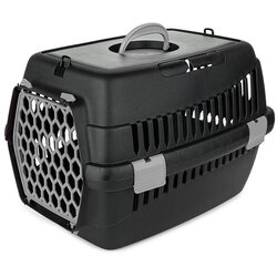 happet transportni boks za mačke in pse Teddy, 50 x 35 x 33 cm, S, siva Cene