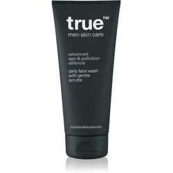 true men skin care Daily face wash with gentle scrubs eksfoliacijski čistilni gel za moške 200 ml Cene