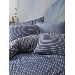 Bamboo blue double quilt cover set Cene