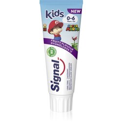 Signal Kids pasta za zube za djecu od rođenja 0 - 6 - Super Mario 75 ml Cijene