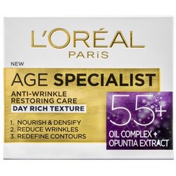 Loreal paris dnevna nega za obnavljanje kože age specialist anti-wrinkle 55+ 50ml Cene