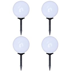 vidaXL Zunanje svetilke za osvetlitev poti 4 kosi LED 30 cm s konico Cene