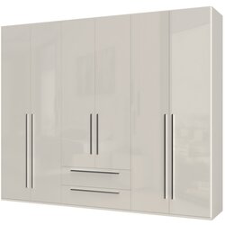 Jela Jagodina jela plakar P62/PN - kolekcija piano - bež lak/bež lak - 272x224x56 cm Cene