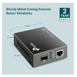 Tp-link Gigabitni mrežni konverter, SFP / LAN - MC220L, Sivi Cijene
