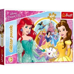 Trefl Glitter Puzzle - Disney Ariela morska deklica, 100 delov - 1 k. Cene