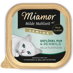 Miamor Milde Mahlzeit 6 x 100 g - Senior čista perutnina & srnjad Cene
