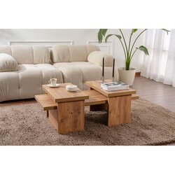 Hanah home Klub sto Sanctuary, 110x41.5x45cm, Smeđa Cijene