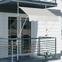 Balkonska tenda 150x120cm samostojeća - bež Cene