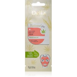 Delia Cosmetics BOTANICAL FLOW - Umirujuća maska od crvene gline - prirodno ulje od konoplje 10ml Cene