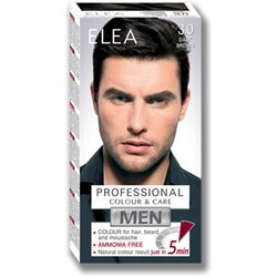 Elea professional coulor&care dark brown farba za muškarce Cene