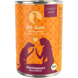 Herrmanns Varčno pakiranje Herrmann's Classic Bio-Menu 12 x 400 g - Bio gos z bio ajdo Cene