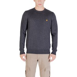Lyle & Scott Puloverji Cotton Merino Crew Neck Jumper KN2110VC Siva Cene