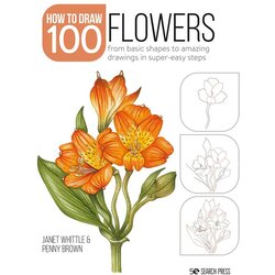 Search Press Knjiga Draw 100 Flowers, (20829315) Cene