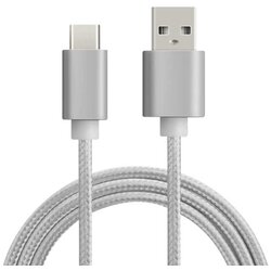Optimus usb c data kabel (1m, usb-c na usb 2.0, pleteni/najlon, sivi) Cene