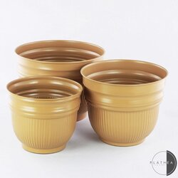  Set 3 metalne obloge za saksije 134645 Cene