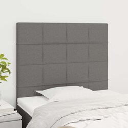  Uzglavlja 2 kom tamnosiva 100x5x78/88 cm od tkanine Cijene