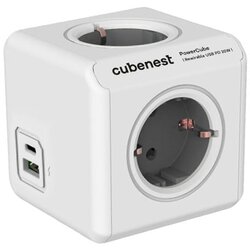 Cubenest Razdjelnik utičnica 13 cm PowerCube ReWirable USB Schuko – Cene