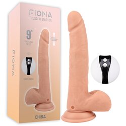  Thunder Smitten Veliki dildo sa pomeranjem i bežičnim daljinskim, Boja kože, 24 cm Cene