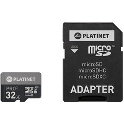 Msd PLATINET microSDHC+adapter PMMSD32UIII Cene