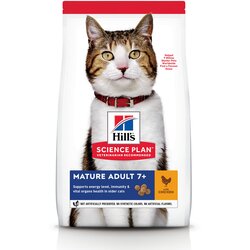 Hill's Science Plan Suva hrana za starije mačke 7+, piletina, 1.5kg Cene