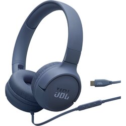 JBL Tune 520C USB-C plave boje kabelske slušalice na ušima Cijene