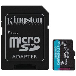 Kingston MicroSD kartica sa CanvasGo!Plus adapterom, 1TB Cijene