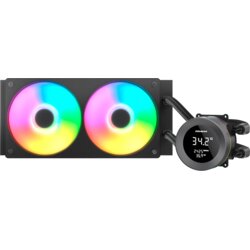 COUGAR GAMING COUGAR Poseidon Vistek ARGB 240 AiO Liquid Watercooling – Black Cene