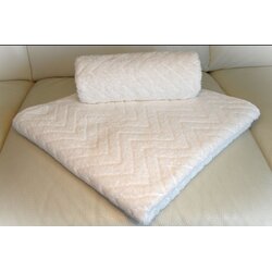 Crafter peškir zig zag 50x90cm 450g/m2 svetlo bela Cene