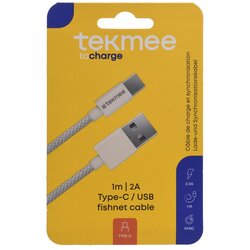 TEKMEE Kabel Type-C, USB 2.0A 1 m- pleteni Cene