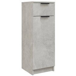 Maison Chic kopalniška omarica - kopalniški kabinet betonsko siva 32x34x90 cm konstruiran les, (21794365) Cene