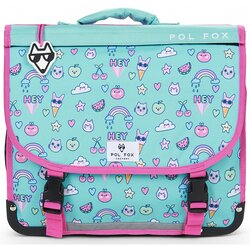 Pol Fox Šolska torba CARTABLE 38 CM KAWAI Modra Cene