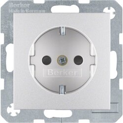 Berker Schuko vtičnica, aluminij mat 47231404, (20859685) Cene